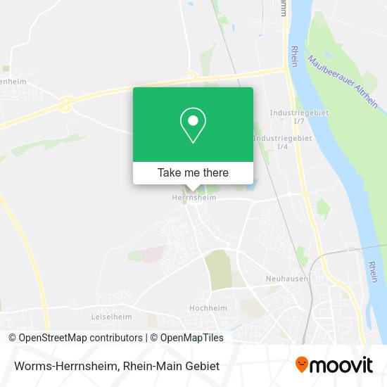 Карта Worms-Herrnsheim