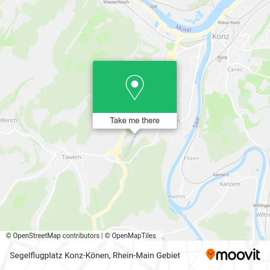 Карта Segelflugplatz Konz-Könen