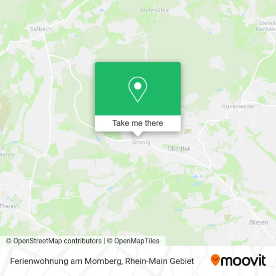 Карта Ferienwohnung am Momberg