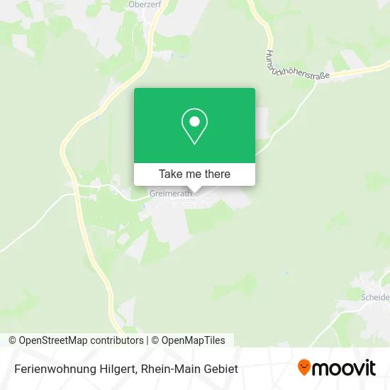 Карта Ferienwohnung Hilgert