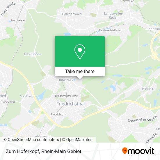 Карта Zum Hoferkopf
