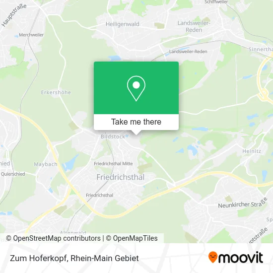 Карта Zum Hoferkopf