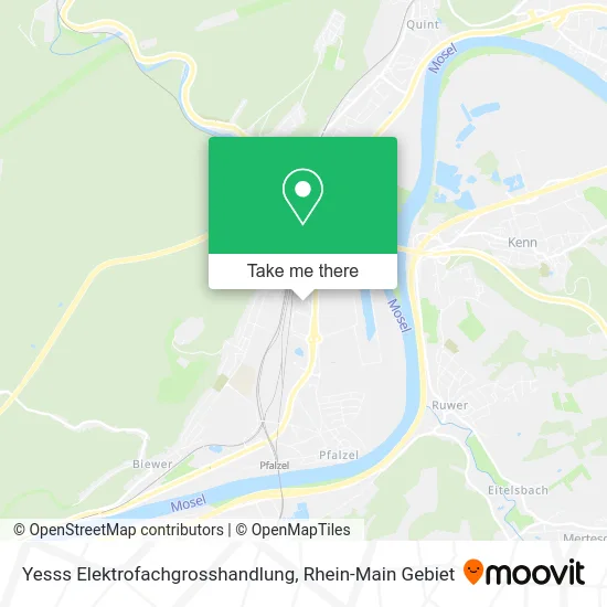 Карта Yesss Elektrofachgrosshandlung