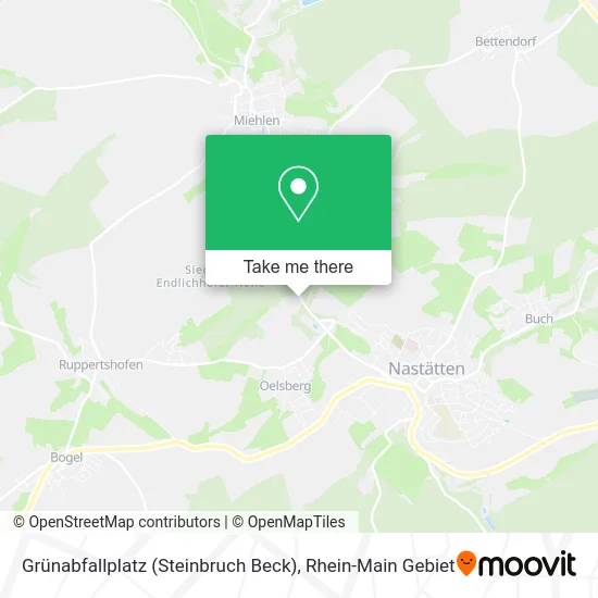 Карта Grünabfallplatz (Steinbruch Beck)