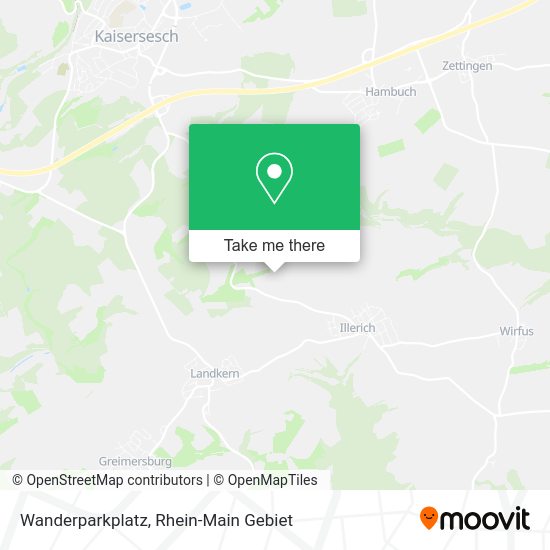 Карта Wanderparkplatz