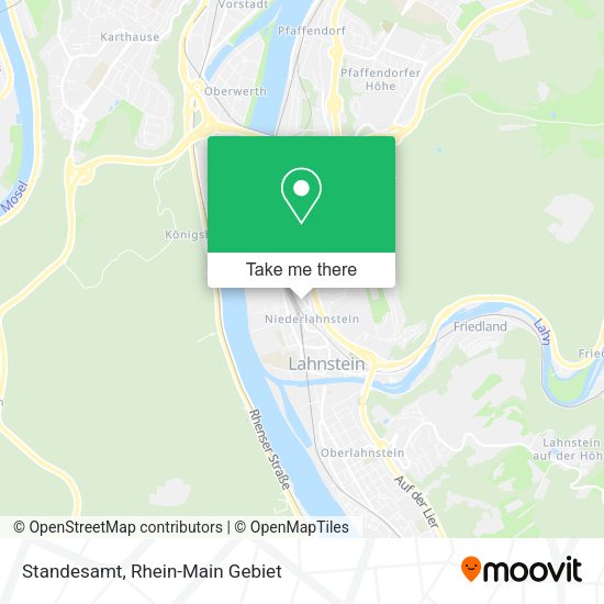 Карта Standesamt