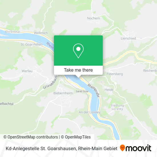 Карта Kd-Anlegestelle St. Goarshausen