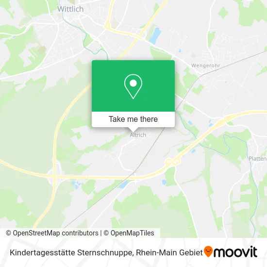 Карта Kindertagesstätte Sternschnuppe
