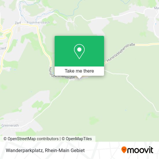 Карта Wanderparkplatz