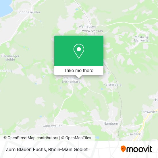 Карта Zum Blauen Fuchs
