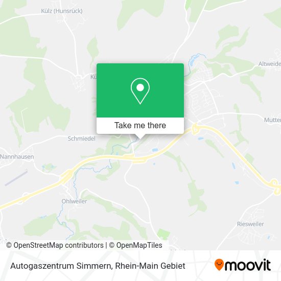 Карта Autogaszentrum Simmern
