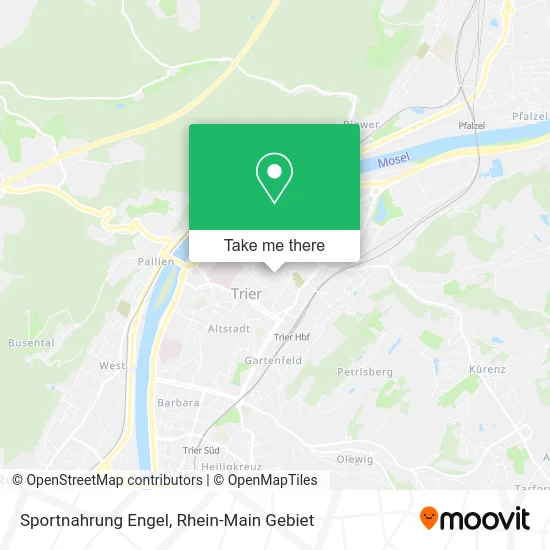 Карта Sportnahrung Engel
