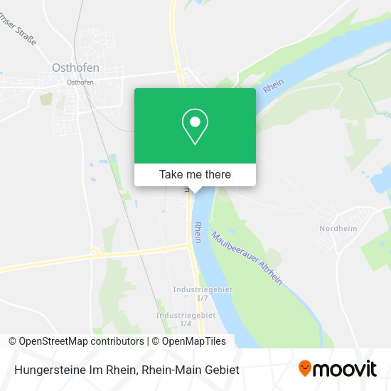 Карта Hungersteine Im Rhein