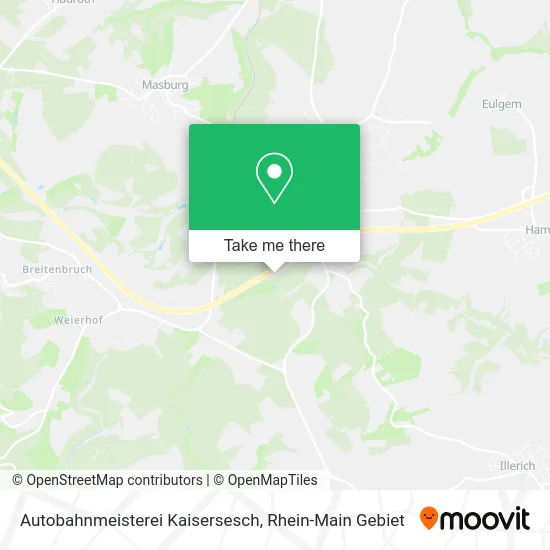 Карта Autobahnmeisterei Kaisersesch