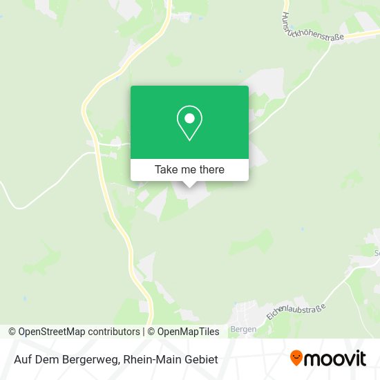 Карта Auf Dem Bergerweg