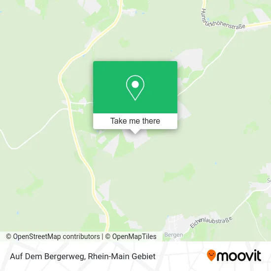 Карта Auf Dem Bergerweg