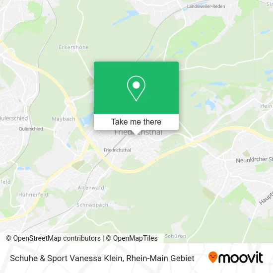 Карта Schuhe & Sport Vanessa Klein