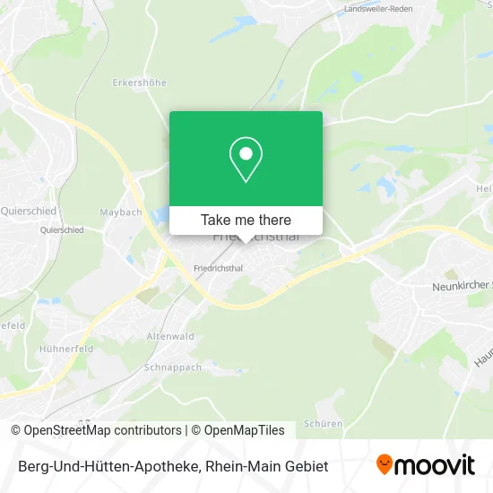 Карта Berg-Und-Hütten-Apotheke