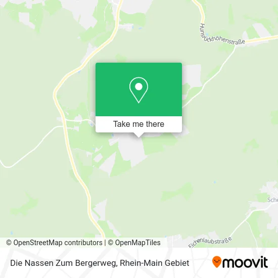 Карта Die Nassen Zum Bergerweg