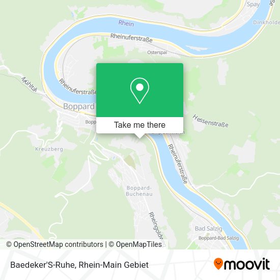 Карта Baedeker'S-Ruhe