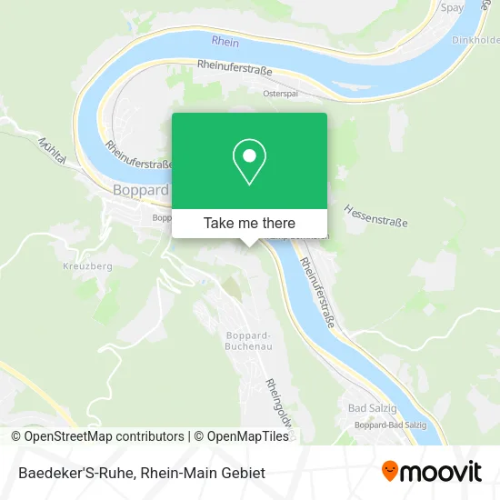 Карта Baedeker'S-Ruhe