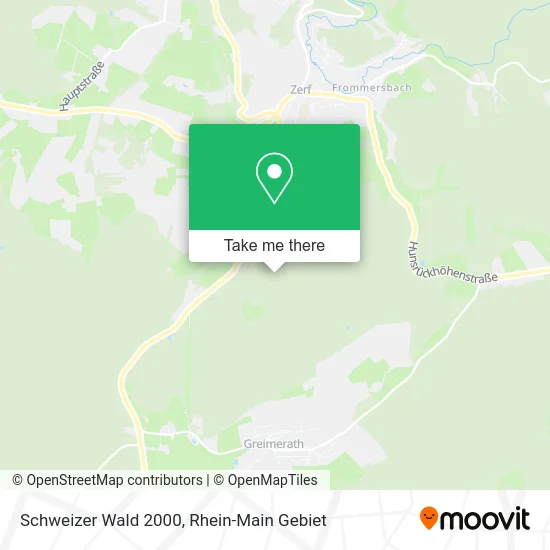 Карта Schweizer Wald 2000