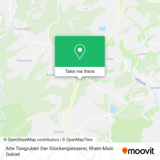Карта Alte Tongruben Der Glockengiesserei