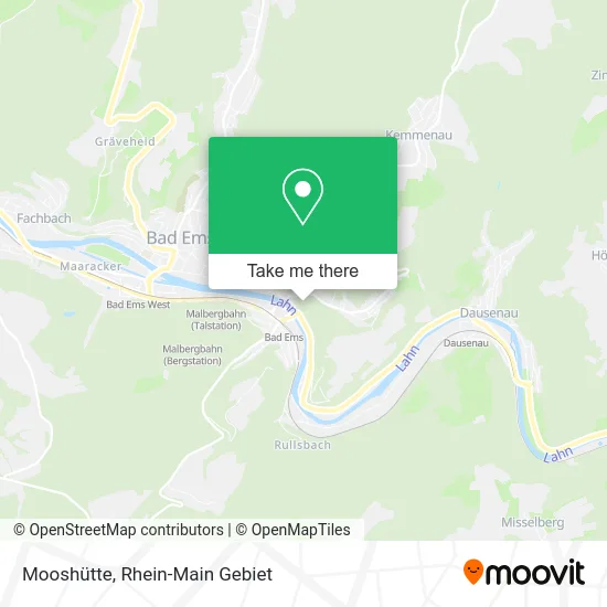 Карта Mooshütte