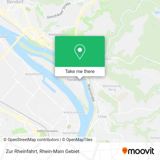 Карта Zur Rheinfahrt