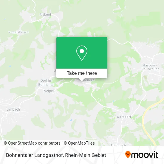 Карта Bohnentaler Landgasthof