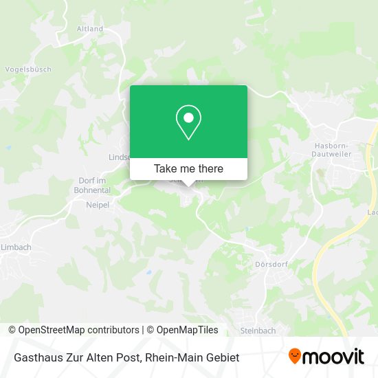 Карта Gasthaus Zur Alten Post