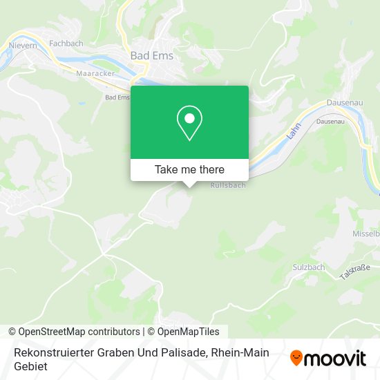 Карта Rekonstruierter Graben Und Palisade