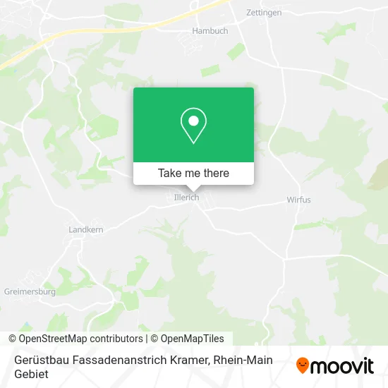 Gerüstbau Fassadenanstrich Kramer map