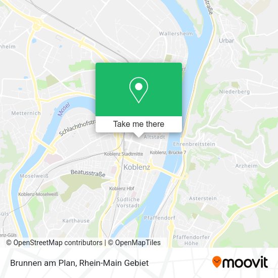 Карта Brunnen am Plan