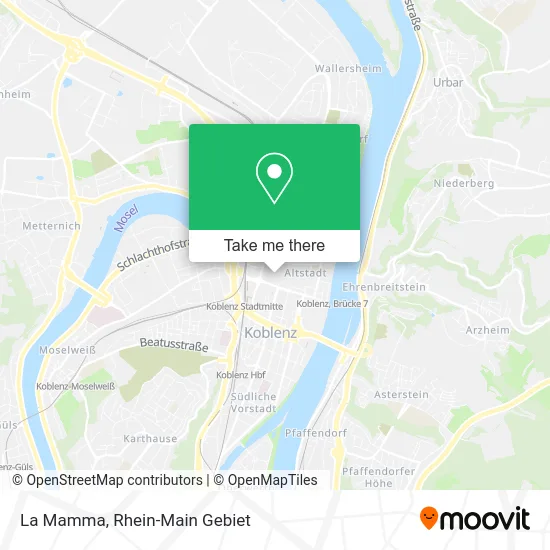 Карта La Mamma