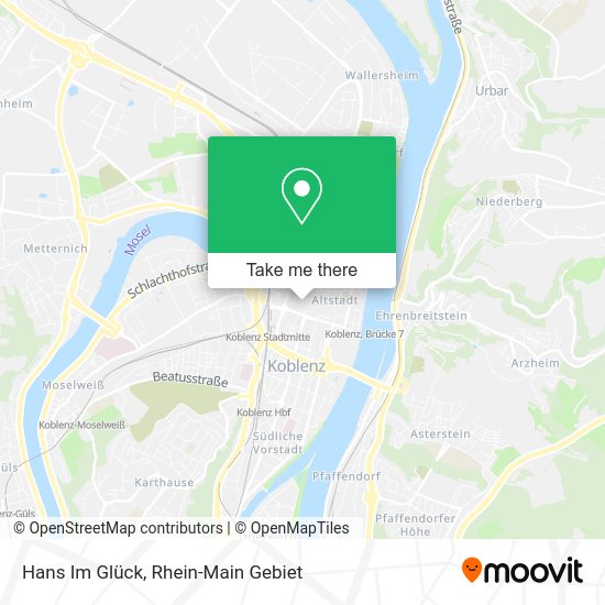 Карта Hans Im Glück