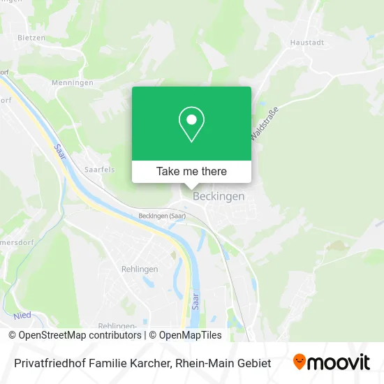 Карта Privatfriedhof Familie Karcher