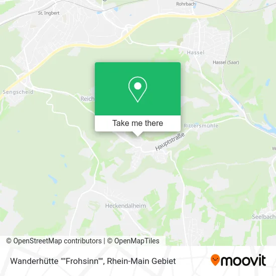 Карта Wanderhütte ""Frohsinn""