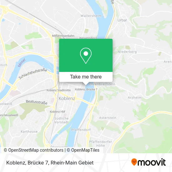 Карта Koblenz, Brücke 7