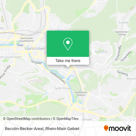 Карта Becolin-Becker-Areal