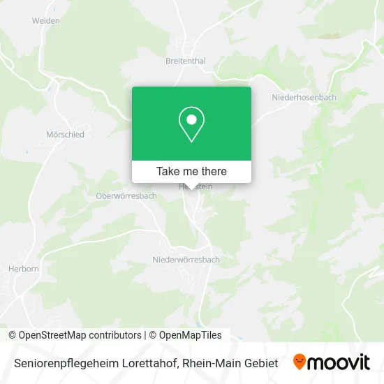 Карта Seniorenpflegeheim Lorettahof