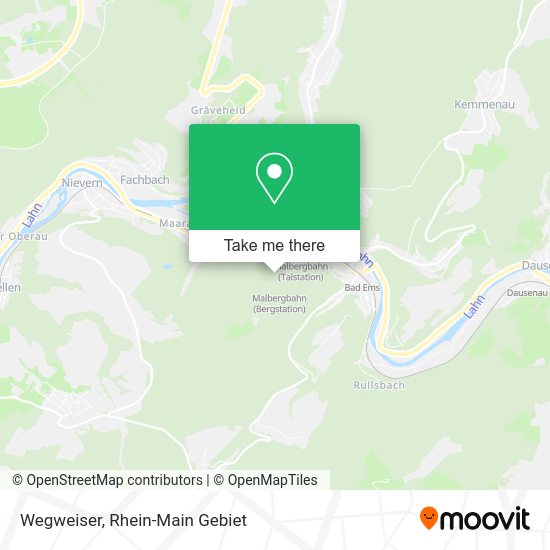 Карта Wegweiser
