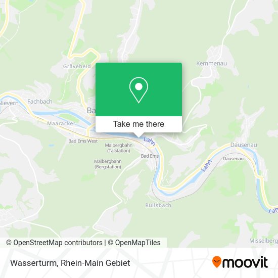 Wasserturm map