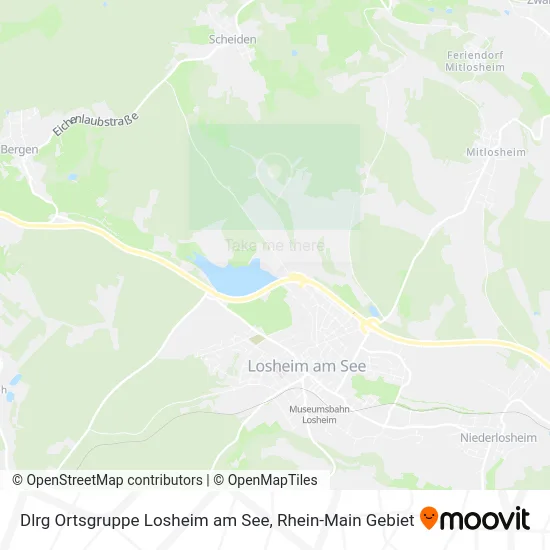 Карта Dlrg Ortsgruppe Losheim am See