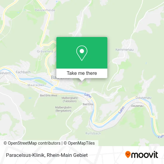 Paracelsus-Klinik map