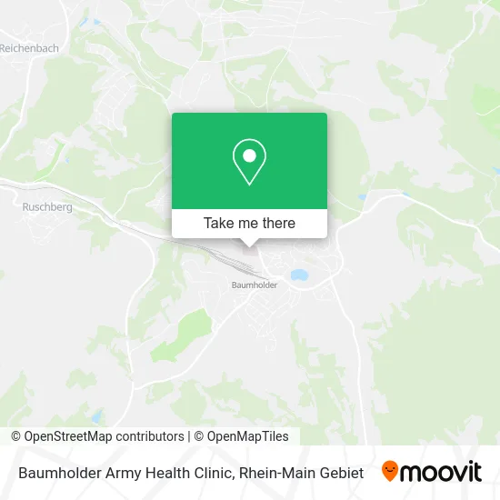 Карта Baumholder Army Health Clinic