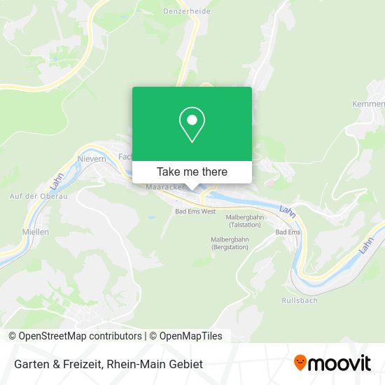 Карта Garten & Freizeit