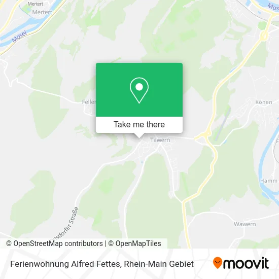 Карта Ferienwohnung Alfred Fettes