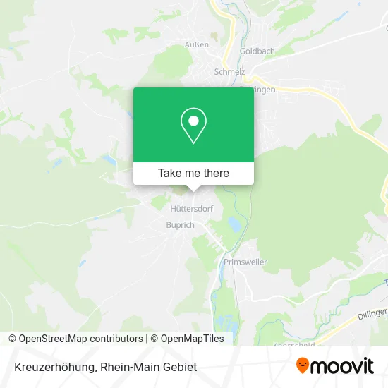 Карта Kreuzerhöhung