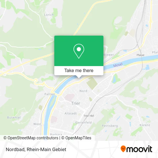 Карта Nordbad